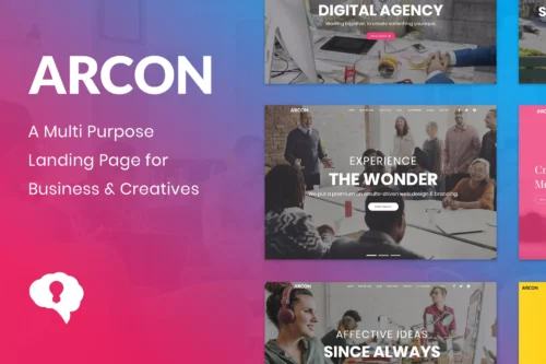 Arcon Studio - Página inicial de marketing