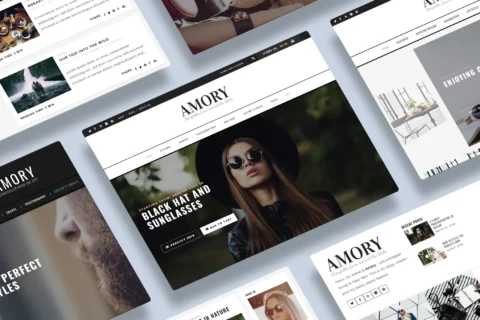 Amory Blog - Um Tema de Blog WordPress responsivo
